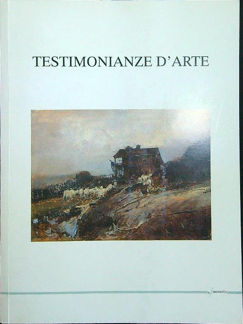 Testimonianze d'arte XXVI - copertina