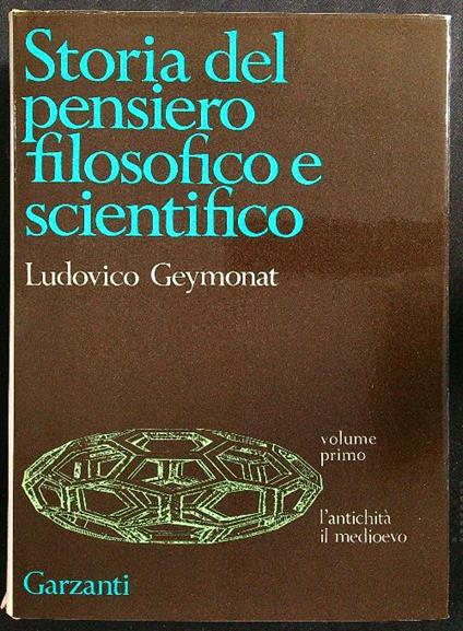 Storia del pensiero filosofico e scientifico 6vv - Ludovico Geymonat - copertina