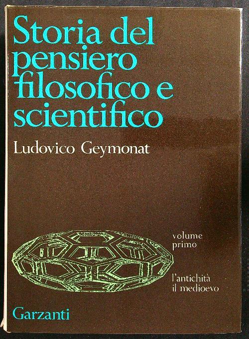 Storia del pensiero filosofico e scientifico 6vv