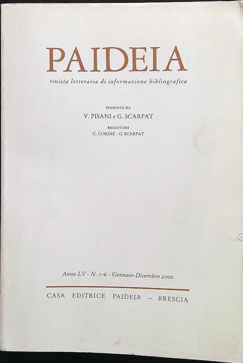Paideia n. 1-6 gennaio-dicembre 2000