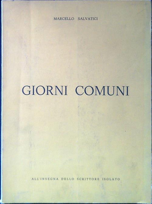 Giorni comuni