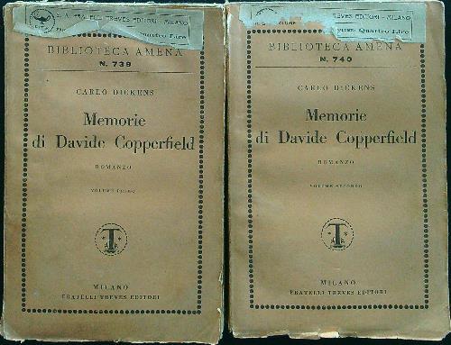 Memorie di Davide Copperfield 2vv