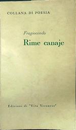 Rime canaje
