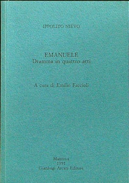 Emanuele - Ippolito Nievo - copertina