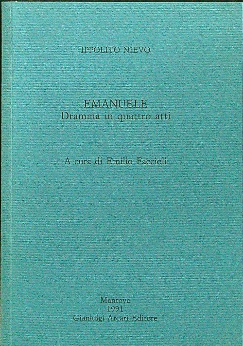Emanuele - Ippolito Nievo - copertina