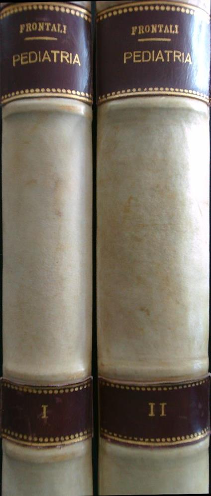 Manuale di pediatria 2vv - Gino Frontali - copertina