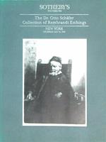 The Dr. Otto Schafer Collection of Rembrandt Etchings