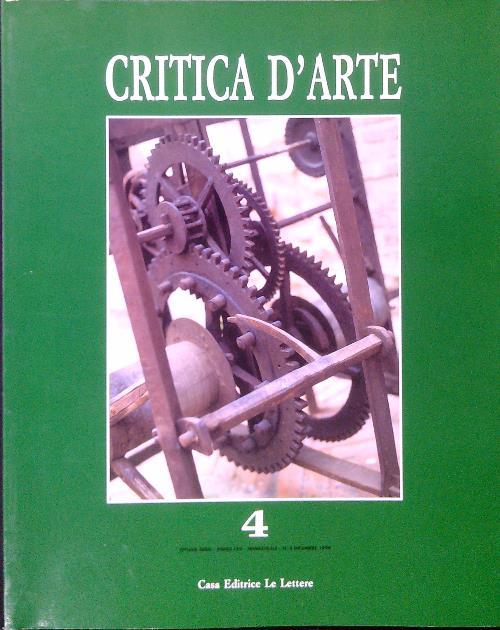 Critica d'arte N. 4/Dicembre 1999