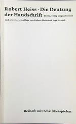 Die Deutung der Handschrift. Beiheft mit Schriftbeispielen