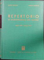Repertorio di giurisprudenza del lavoro luglio 1990-giugno 1991