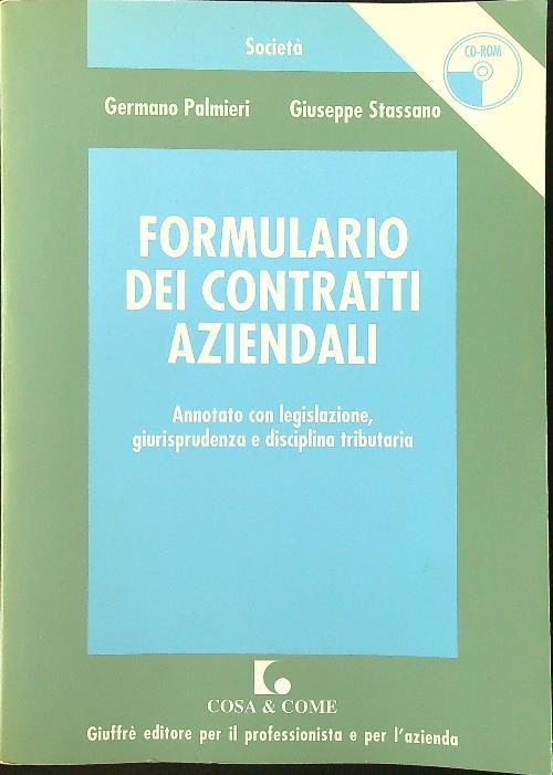 Formulario dei contratti aziendali (MANCA CD-ROM)