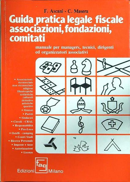 Guida pratica legale fiscale associazioni, fondazioni, comitati - Ascani - copertina