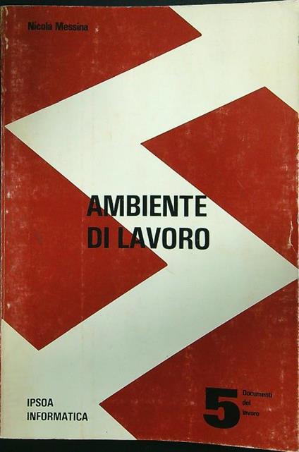 Ambiente di lavoro - Nicola Messina - copertina