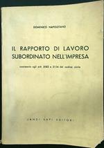 Il rapporto di lavoro subordinato nell'impresa
