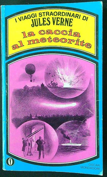La caccia al meteorite - Jules Verne - copertina