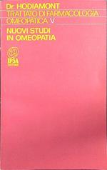 Nuovi studi in omeopatia