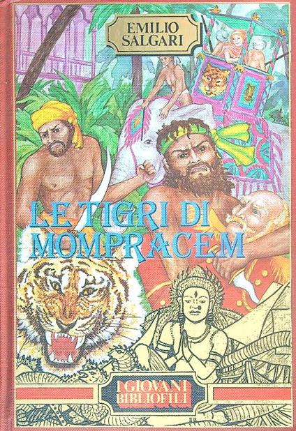 Le tigri di Mompracem - Emilio Salgari - copertina