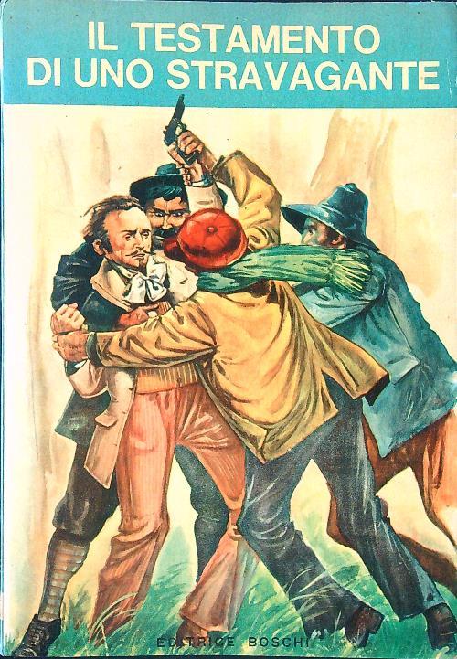 Il testamento di uno stravagante - Giulio Verne - copertina