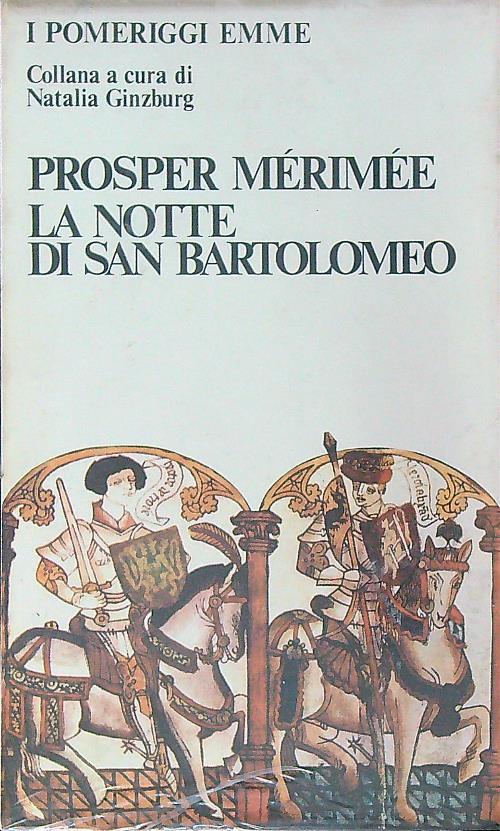 La notte di San Bartolomeo - Prosper Mérimée - copertina