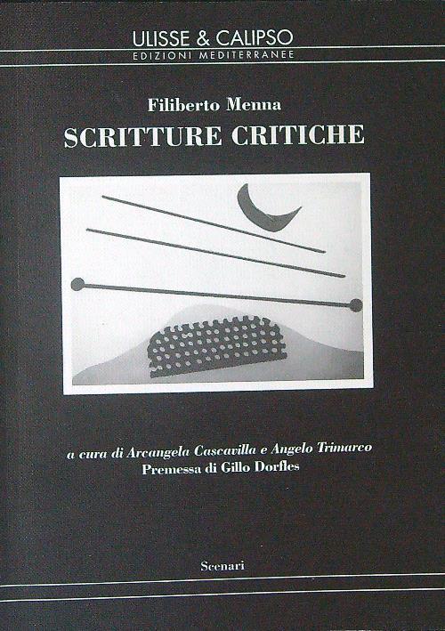 Scritture critiche - Filiberto Menna - copertina