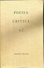 Poesia e critica 6-7