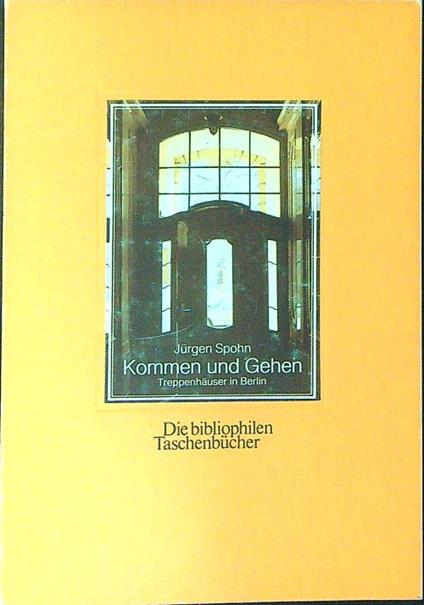 Kommen und Gehen - Jurgen Spohn - copertina