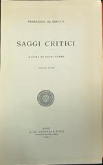 Saggi critici vol.I