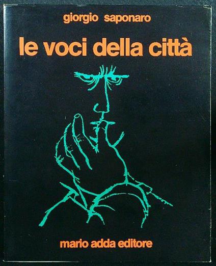 Le voci della città - Giorgio Saponaro - copertina