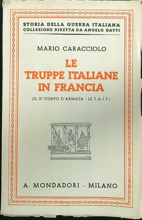 Le truppe italiane in Francia