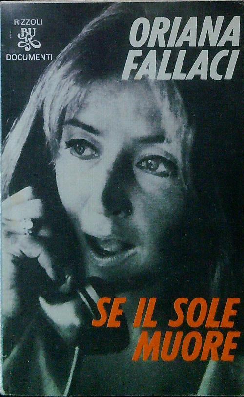 Se il sole muore - Oriana Fallaci - copertina