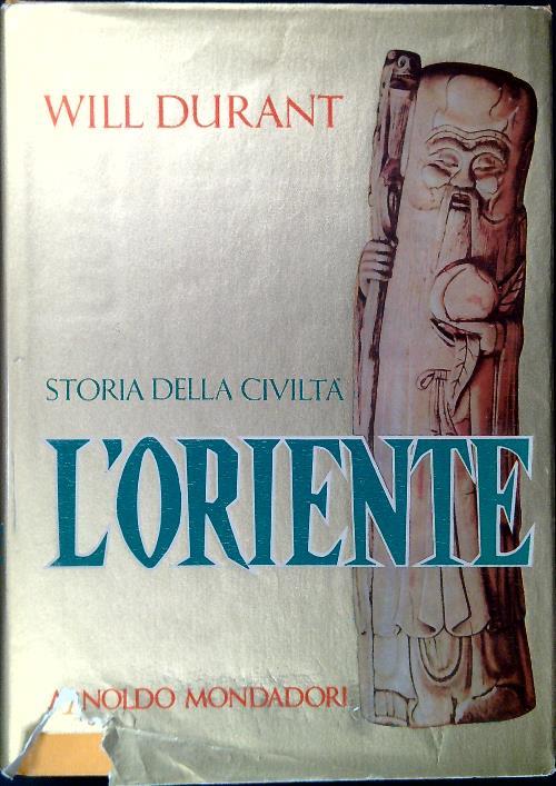 L' Oriente - Will Durant - copertina