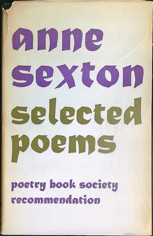 Selected Poems - Anne Sexton - copertina