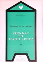 Spettacoli da una poltrona. Cronache del teatro di prosa II