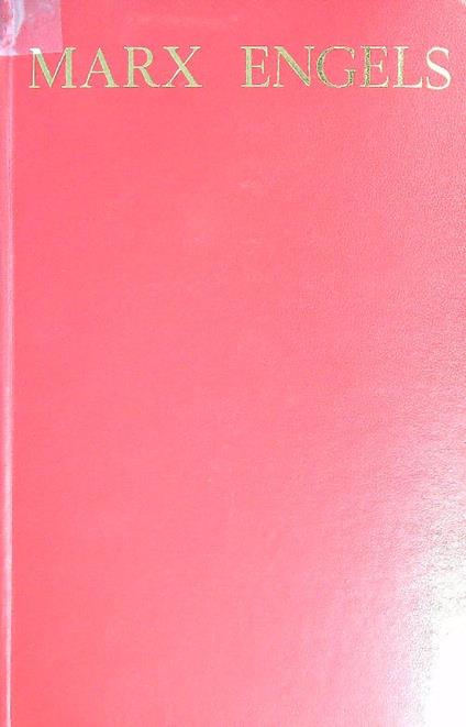 Opere scelte - Karl Marx - copertina