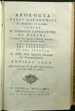 Apologia degli accademici dei banchi di Roma