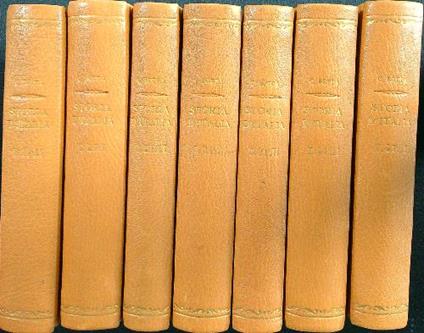 Storia d'Italia 7vv (MANCA TOMO PRIMO PARTE PRIMA) - Carlo Botta - copertina