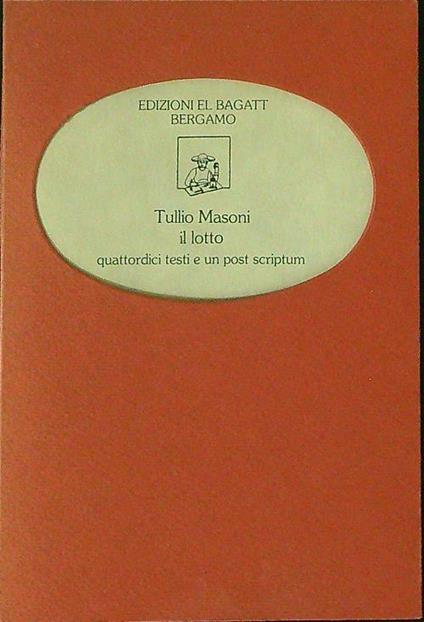 Il  lotto - Tullio Masoni - copertina