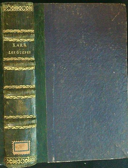 Les  guepes - Alphonse Karr - copertina