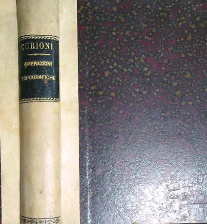 Operazioni topografiche - Giovanni Curioni - copertina