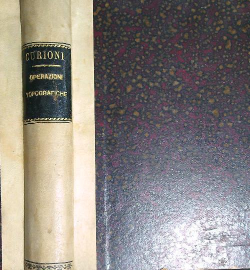 Operazioni topografiche - Giovanni Curioni - copertina