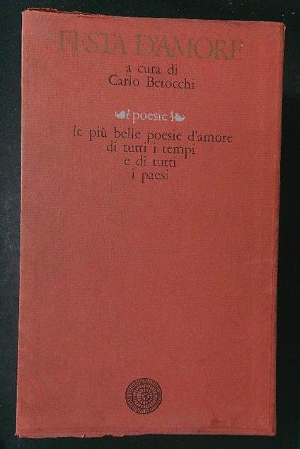 Festa d'amore 2 vv - Carlo Betocchi - copertina