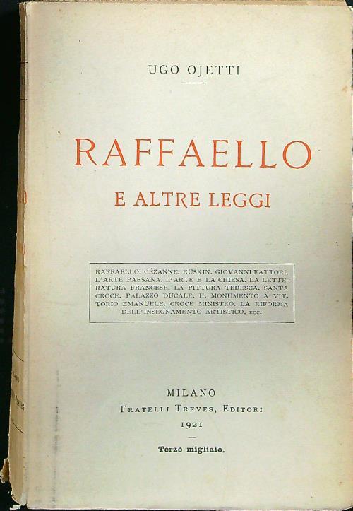 Raffaello e altre leggi