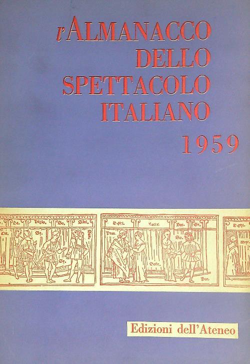 L' Almanacco dello spettacolo drammatico 1959