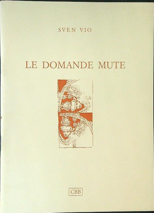 Le  domande mute - Sven Vio - copertina