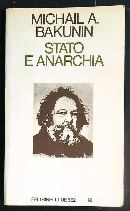 Stato e anarchia - Michail Bakunin - copertina