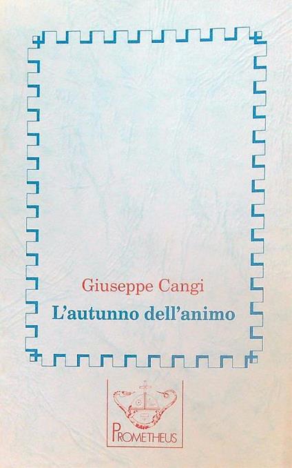 L' Autunno dell'animo - Giuseppe Congi - copertina