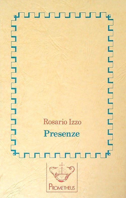 Presenze - Rosario Izzo - copertina