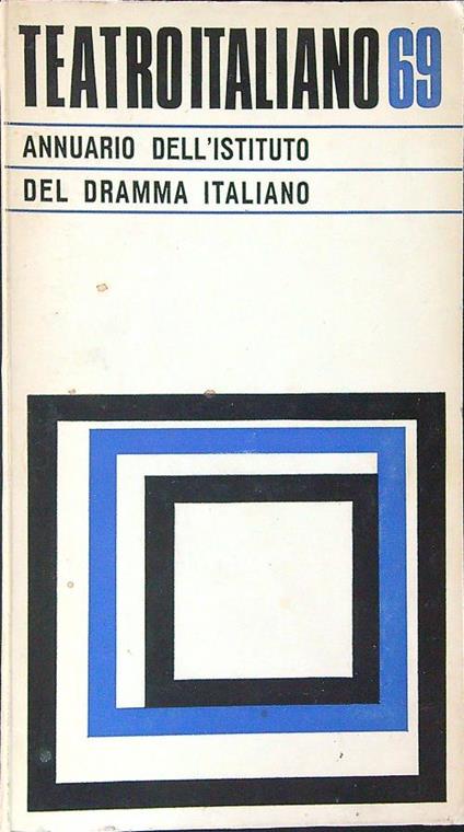 Teatro Italiano 69 - copertina