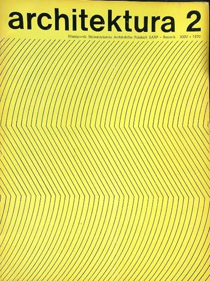 Architektura 2/1970 - copertina