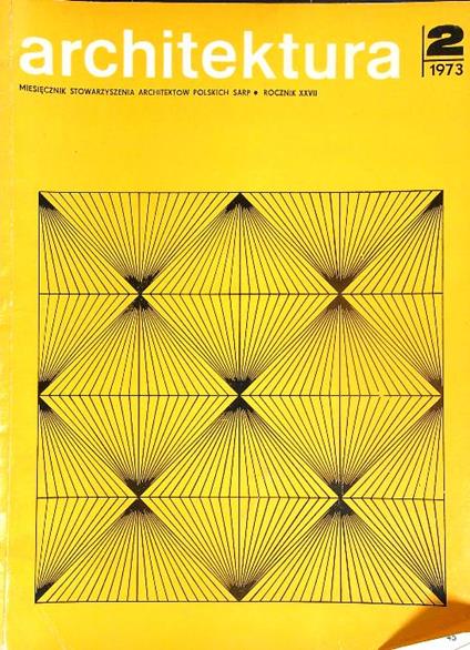 Architektura 2/1973 - copertina